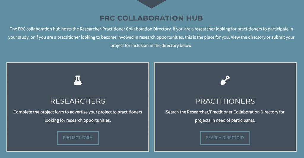 Forensic Research Committee Researcher-Practitioner Collaboration Directory