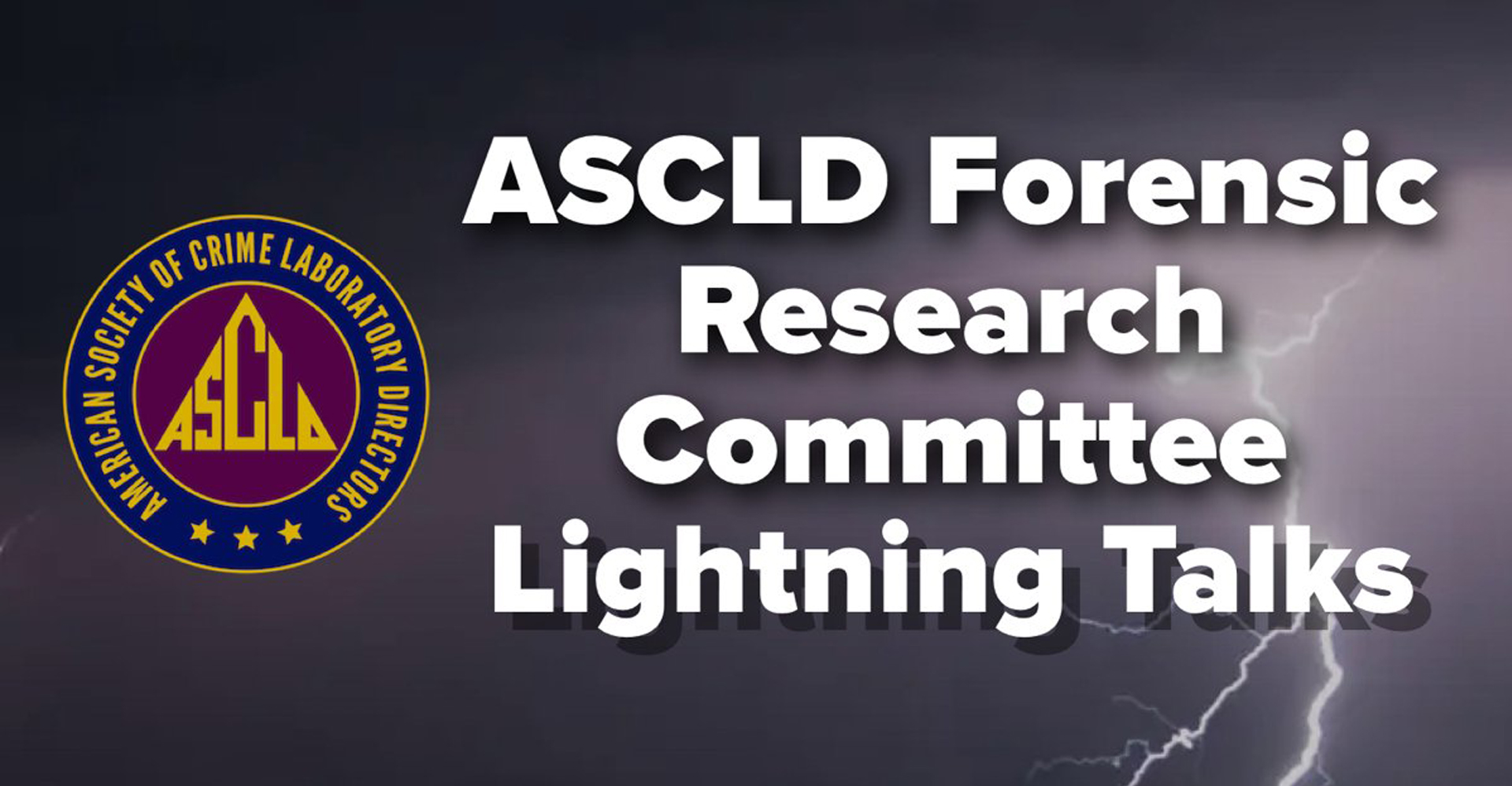 Upcoming ASCLD FRC Lightning Talks Episode will Feature CSAFE Research -  Center for Statistics and Applications in Forensic Evidence