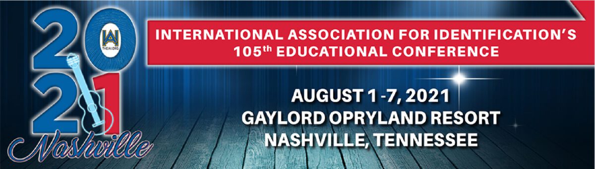 Banner for the 2021 IAI 105th Educational Conference in Nashville, August 1-7.