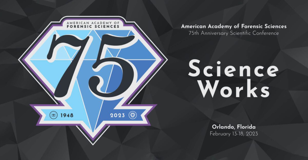 A diamond-shaped "75" logo with text: "Science Works, Orlando, Florida, February 13-18, 2023.