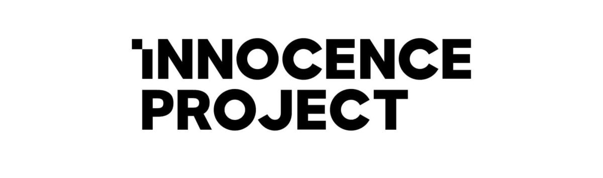 Black text on a white background that reads "INNOCENCE PROJECT" with the first "I" stylized in lowercase.