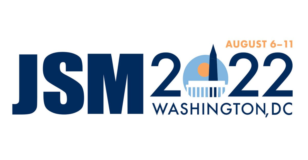 JSM 2022 logo with Washington, DC and dates August 6–11.